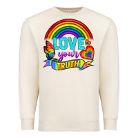 Sandshell Love Your Truth Premium Sweatshirt - BundleAndBundleShop