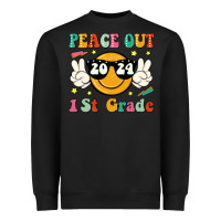 Black peace out 2024 1st grade Heavyweight Sweatshirt - JahusDesignShop