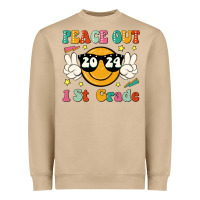 Mushroom peace out 2024 1st grade Heavyweight Sweatshirt - JahusDesignShop