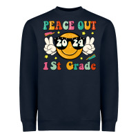Navy peace out 2024 1st grade Heavyweight Sweatshirt - JahusDesignShop