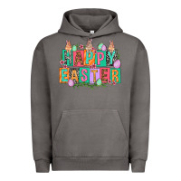 Pigment Tornado Happy Easter with plate letters Easter Day Urban Hoodie - HowdyJamesFarm