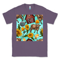 Lavender farm seamless pattern Classic Tee - BundleAndBundleShop