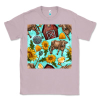 Lilac farm seamless pattern Classic Tee - BundleAndBundleShop