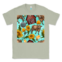 Matcha farm seamless pattern Classic Tee - BundleAndBundleShop