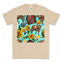 Mushroom farm seamless pattern Classic Tee - BundleAndBundleShop