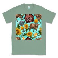 Sage farm seamless pattern Classic Tee - BundleAndBundleShop