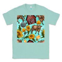Farm Seamless Pattern Classic Tee | Teevron