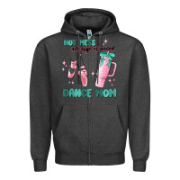 Charcoal Heather mess always stressed dance mom Zipper Hoodie - MaliasSmallBusiness