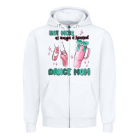 White mess always stressed dance mom Zipper Hoodie - MaliasSmallBusiness
