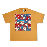 Peanut Butter baseball paisley and jean pattern, baseball seamless pattern Urban Heavy Tee - JahusDesignShop