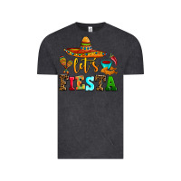 Vintage Black let's fiesta Vintage Tee - AdoDesignShop