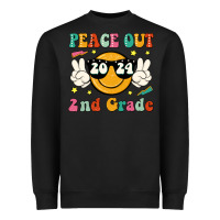 Black peace out 2024 2nd grade Heavyweight Sweatshirt - JahusDesignShop