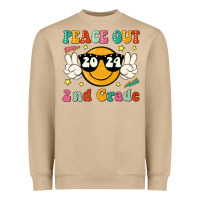 Mushroom peace out 2024 2nd grade Heavyweight Sweatshirt - JahusDesignShop