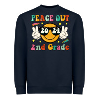 Navy peace out 2024 2nd grade Heavyweight Sweatshirt - JahusDesignShop