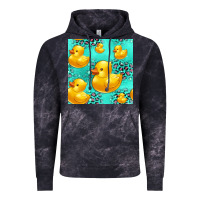 Cloud Black rubber duck seamless pattern Vintage Hoodie - HRA Design Shop