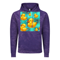 Cloud Purple rubber duck seamless pattern Vintage Hoodie - HRA Design Shop