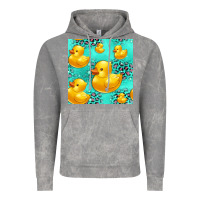 Cloud Rock rubber duck seamless pattern Vintage Hoodie - HRA Design Shop