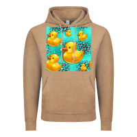 Vintage Coffee rubber duck seamless pattern Vintage Hoodie - HRA Design Shop