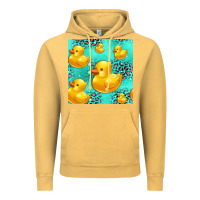 Vintage Mustard rubber duck seamless pattern Vintage Hoodie - HRA Design Shop