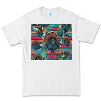 White Thanksgiving Turkey Premium Tee - RanaPortraitStore