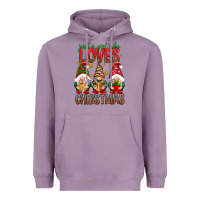 Lavender Just a girl who loves Christmas Heavyweight Hoodie - NancyCooperArtShop