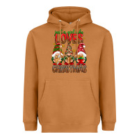 Meerkat Just a girl who loves Christmas Heavyweight Hoodie - NancyCooperArtShop