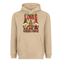 Mushroom Just a girl who loves Christmas Heavyweight Hoodie - NancyCooperArtShop