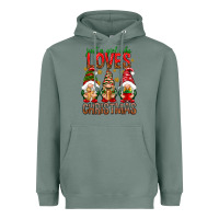 Sage Just a girl who loves Christmas Heavyweight Hoodie - NancyCooperArtShop
