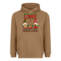Toasted Coconut Just a girl who loves Christmas Heavyweight Hoodie - NancyCooperArtShop