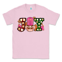 Bubblegum Pink Christmas joy snacks and nutcracker cookies ado Classic Tee - AdoDesignShop