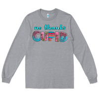 Heather Grey no thanks cupid Long Sleeve Tee - AdoDesignShop