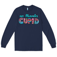 Navy no thanks cupid Long Sleeve Tee - AdoDesignShop