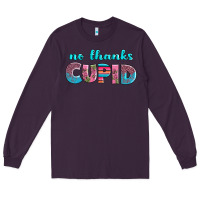 Plum no thanks cupid Long Sleeve Tee - AdoDesignShop