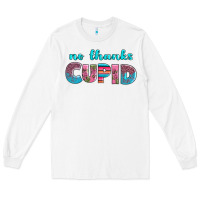 White no thanks cupid Long Sleeve Tee - AdoDesignShop