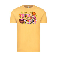 Vintage Mustard trıck or treat Vintage Tee - AdoDesignShop