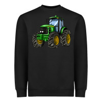 Black farm tractor Heavyweight Sweatshirt - AdoDesignShop