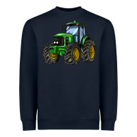 Navy farm tractor Heavyweight Sweatshirt - AdoDesignShop