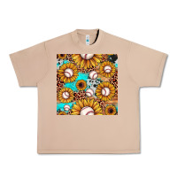 Burro baseball leopard turquoise sunflower seamless pattern Urban Heavy Tee - JahusDesignShop