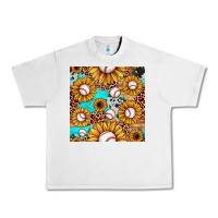 Lunar Rock baseball leopard turquoise sunflower seamless pattern Urban Heavy Tee - JahusDesignShop