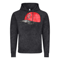 Vintage Black red softball cap fa element Vintage Hoodie - FaDigitalArtStudio