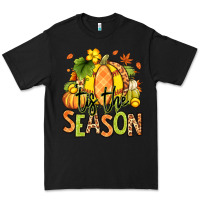 Black Tis' the season Fall Softball Premium Tee - RanaPortraitStore