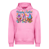 Fuchsia Pink Happy Easter gnomies Easter Day Urban Hoodie - HowdyJamesFarm