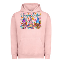 Pigment Salmon Happy Easter gnomies Easter Day Urban Hoodie - HowdyJamesFarm