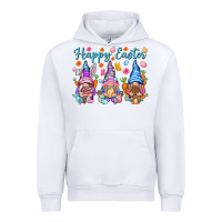 White Happy Easter gnomies Easter Day Urban Hoodie - HowdyJamesFarm