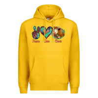 Lemon Peace Love Cows Premium Hoodie - Bettercallsaul