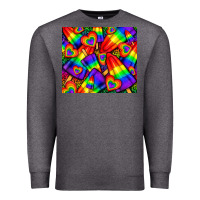 Charcoal Heather Western LGBTQ+ Pride Squad tumbler Premium Sweatshirt - BundleAndBundleShop