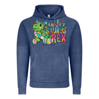 Vintage Denim Easter Saurus Rex Easter Day Vintage Hoodie - Neo Western