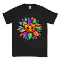 Black sunflower halloween Classic Tee - JahusDesignShop