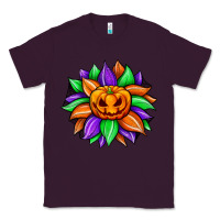 Plum sunflower halloween Classic Tee - JahusDesignShop