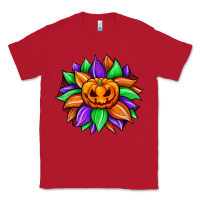 Red sunflower halloween Classic Tee - JahusDesignShop